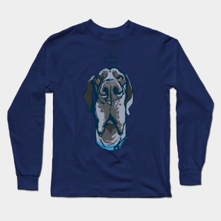 Great Dane,Deutsche Dogge the majesty, drawing for dog lovers Long Sleeve T-Shirt